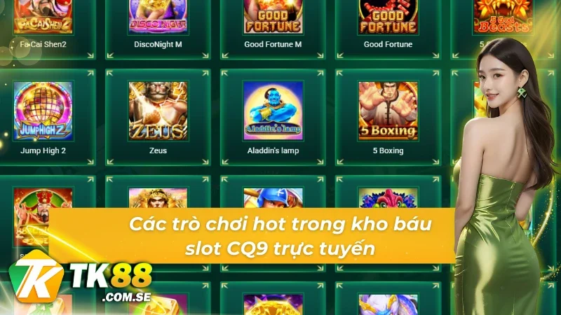 Những vòng quay may mắn ăn khách tại sảnh game slot CQ9